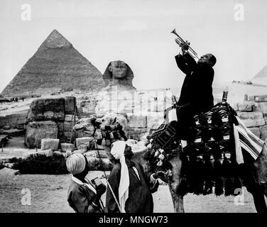 Louis Armstrong, Ägypten 1961 Stockfoto