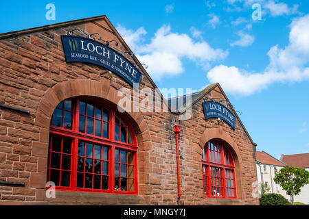 Loch Fyne Seafood Bar & Grill in Newhaven in Edinburgh, Schottland, Vereinigtes Königreich Stockfoto