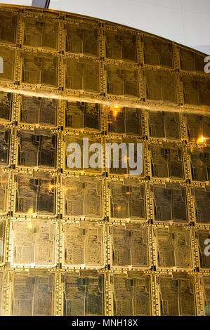 Eine große grafische Anzeige der elektronische gedruckte Schaltungen an der China Museum für Wissenschaft und Technologie in Peking, China. Stockfoto