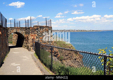 Die Klippe, Newport, Rhode Island, USA Stockfoto