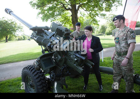 Edinburgh, Schottland. UK. 17. Mai 2018. Liebe ABF die Soldaten mit Ruth Davidson beginnt die jährliche Charity Golf Konkurrenz an duddingston Golfplatz. Edinburgh. Pako Mera/Alamy leben Nachrichten Stockfoto