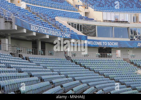 (180517) - Moskau, 17. Mai 2018 (Xinhua) - Bild an November 3, 2017, zeigt die Innenansicht des Fisht Stadion die Gastgeber des 2018 World Cup in Sotschi, Russland entspricht. (Xinhua / FIFA LOC) Stockfoto