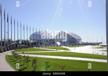 (180517) - Moskau, 17. Mai 2018 (Xinhua) - Bild an November 3, 2017, zeigt die Fisht Stadion die Gastgeber des 2018 World Cup in Sotschi, Russland entspricht. (Xinhua / FIFA LOC) Stockfoto