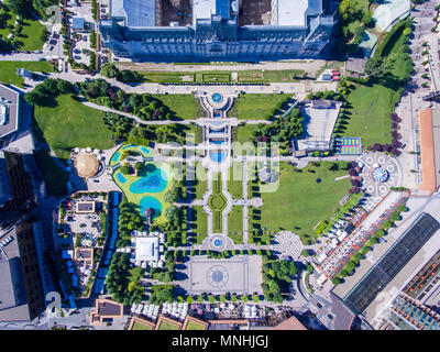 Iasi, Rumänien, Juli 2017: Palast Mall und Iasi City Center Stockfoto