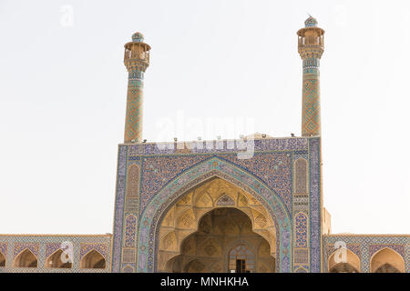 Jameh Moschee Isfahan, Iran. Diese Moschee ist UNESCO Weltkulturerbe Stockfoto