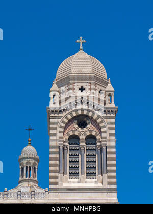 Kathedrale Sainte-Marie-Majeure de Marseille, Bouches-du-Rhône der Region Provence-Alpes-Côte d'Azur, Südfrankreich, Frankreich, Europa Stockfoto