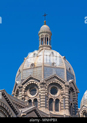 Kathedrale Sainte-Marie-Majeure de Marseille, Bouches-du-Rhône der Region Provence-Alpes-Côte d'Azur, Südfrankreich, Frankreich, Europa Stockfoto