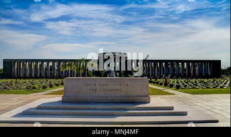 Taukkyan Soldatenfriedhof in der Nähe von Yangon in Myanmar Stockfoto