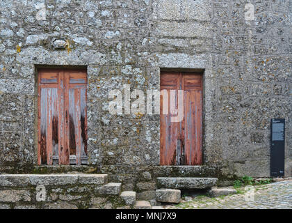 Monsanto Straßen des Dorfes in Castelo Branco, Portugal Stockfoto