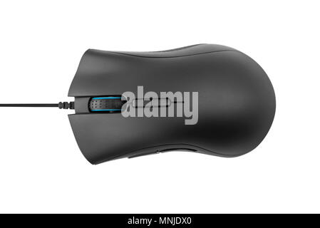 Gaming Maus auf weißem Hintergrund. Stockfoto