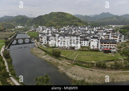 Ein Dorf in Wuhan, Zhejiang China Asien Stockfoto