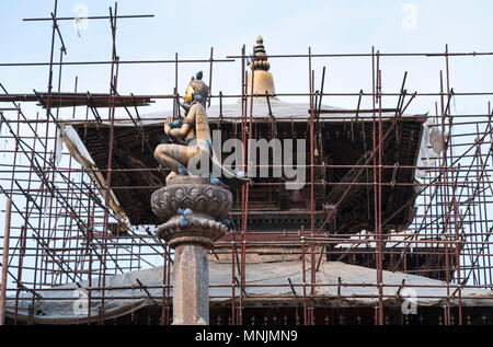 Durbar Marg, Patan, Lalitpur Metropolitan City, Tal von Kathmandu, Nepal, Asien, Unesco Weltkulturerbe Stockfoto