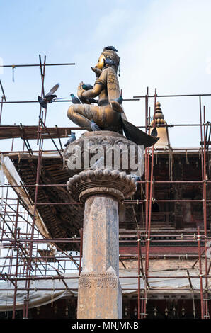 Durbar Marg, Patan, Lalitpur Metropolitan City, Tal von Kathmandu, Nepal, Asien, Unesco Weltkulturerbe Stockfoto