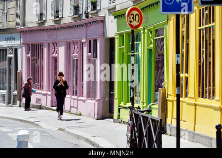 Antoine et Lili - Quai de Valmy - Paris - Frankreich Stockfoto