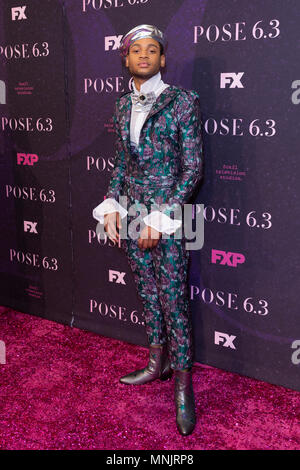 Ryan Jamaal Swain besucht FX Pose Premiere im Hammerstein Ballroom (Foto von Lev Radin/Pacific Press) Stockfoto