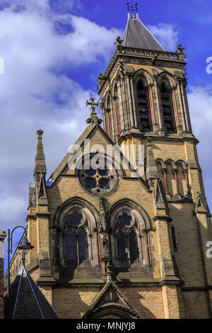 England, Yorkshire, Ogleforth, York. St. Wilfrid's Katholische Kirche. Stockfoto