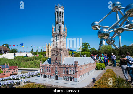Brüssel, Belgien - 05 Mai 2018: Mini Europe in Brüssel, Belgien Stockfoto