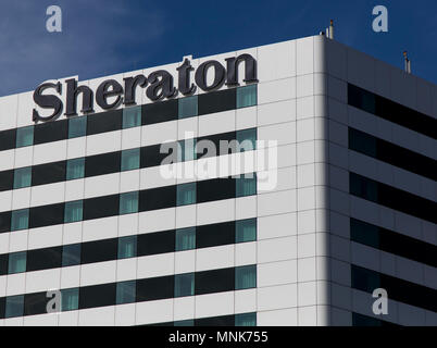 Amsterdam, Niederlande, 15. März 2017: Sheraton Hotel am Flughafen Schiphol in Amsterdam. Stockfoto