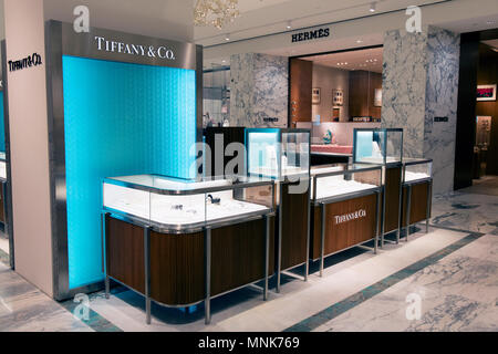 Amsterdam, Niederlande - Februar 19, 2017: Tiffany & Co store Stockfoto