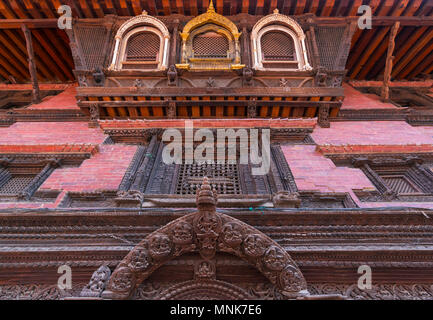 Durbar Marg, Patan, Lalitpur Metropolitan City, Tal von Kathmandu, Nepal, Asien, Unesco Weltkulturerbe Stockfoto