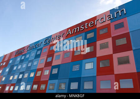 Amsterdam, Niederlande, 13. Dezember 2015: VU University Medical Cancer Center ist eine umfassende Lehre und Forschung an der Universität in Amsterdam. Stockfoto