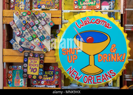 New Orleans, Louisiana - Dr. Bob art Studio in der bywater Nachbarschaft. Stockfoto