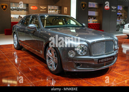 AMSTERDAM, 22. APRIL 2011: Bentley Continental GT-Auto auf der AutoRAI Motor Show. Stockfoto