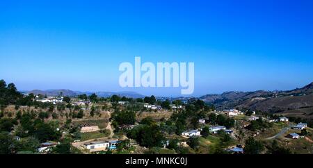 Antenne Panoramablick nach Mbabane, Swasiland Stockfoto