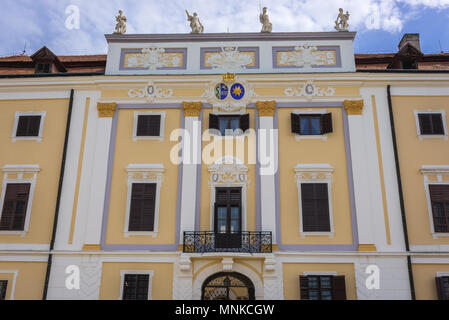 Schloss Milotice in Milotice Stadt in der Tschechischen Republik Stockfoto