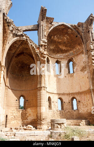 Ruinen von St George Rum Kilisesi Griechisch-orthodoxe Kirche, Famagusta, Zypern Stockfoto