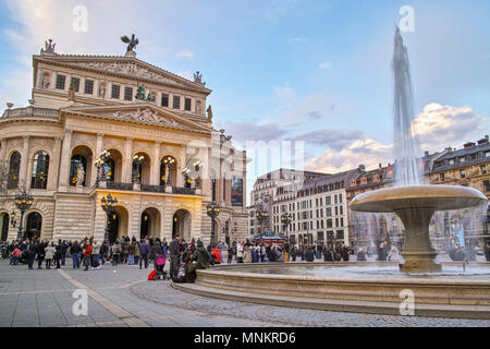 Alte Oper Frankfurt am Main Deutschland Stockfoto