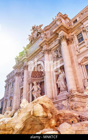 Fontana di Trevi, Rom Italien Stockfoto