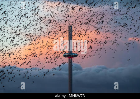 Wolkenstadt Stockfoto