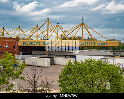 Billingsgate Markt, Pappel, Isle of Dogs, London, UK. Stockfoto