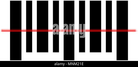 Barcodesymbol. Barcode Symbol. Abisolierten Etikettensymbole Stock Vektor