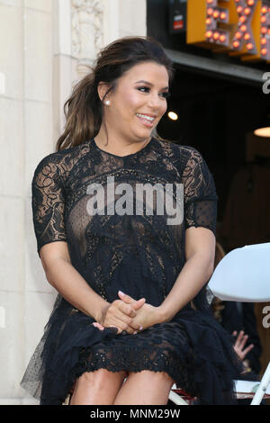 Eva Longoria Baston Star's Zeremonie auf dem Hollywood Walk of Fame in Los Angeles mit: Eva Longoria Wo: Los Angeles, Kalifornien, Vereinigte Staaten, wenn: 16 Apr 2018 Credit: Nicky Nelson/WENN.com Stockfoto