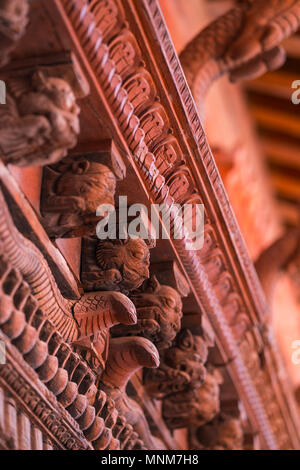 Durbar Marg, Patan, Lalitpur Metropolitan City, Tal von Kathmandu, Nepal, Asien, Unesco Weltkulturerbe Stockfoto