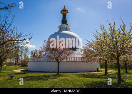 Frieden Pagode in Wien, Österreich Stockfoto