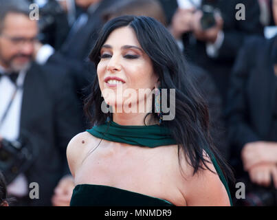 Cannes, Frankreich. 17. Mai 2018. Regisseurin Nadine Labaki am Capharnaüm (Cafarnaúm) Galavorstellung am 71. Filmfestspielen von Cannes, am Donnerstag, den 17. Mai 2018, Cannes, Frankreich. Foto: Doreen Kennedy Credit: Doreen Kennedy/Alamy leben Nachrichten Stockfoto