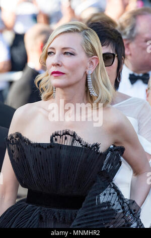 Cannes, Frankreich. 17 Mai, 2018. Cate Blanchett besucht die Capharnaum Premiere während der 71st jährlichen Filmfestspiele von Cannes am 17. Mai 2018 in Cannes, Frankreich Quelle: BTWImages/Alamy leben Nachrichten Stockfoto