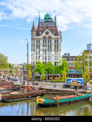 Rotterdam, Niederlande - 03.Mai 2018: Das Weiße Haus in Rotterdam. Stockfoto