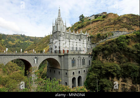 Heiligtum der Muttergottes, Las Lajas, Kolumbien Stockfoto