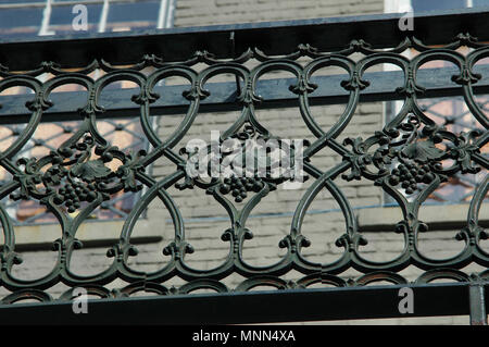 Schmiedearbeiten Detail, French Quarter, New Orleans, Louisiana