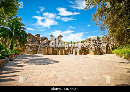 Italica Roman Ruinen in Sevilla. Andalucia. Spanien. Stockfoto