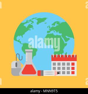 Menschen lernen bildung Stock Vektor