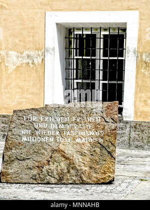 Brauna am Inn (Österreich): Hitlers Geburtsort; Hitlers Geburtshaus Stockfoto