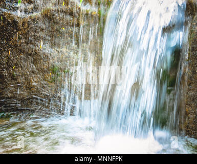Wasserfall; Nahaufnahme Stockfoto