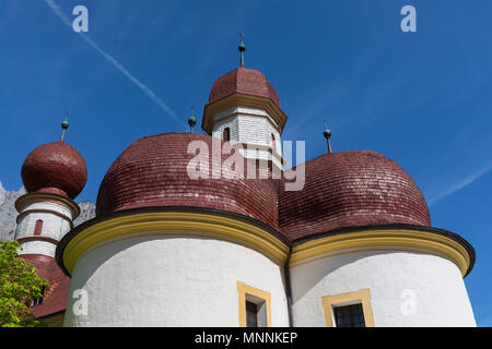 St. Bartholomä am Konigssee, Berchtesgaden, Bayern, Deutschland Stockfoto