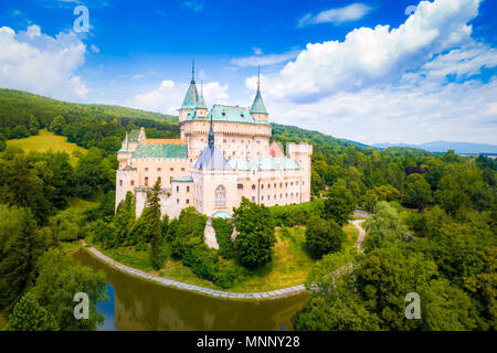 Schloss Bojnice in der Slowakei Stockfoto