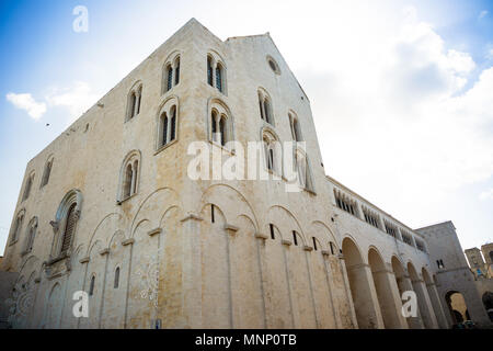 Der Heilige Nikolaus Basilika in Bari, Italien Stockfoto